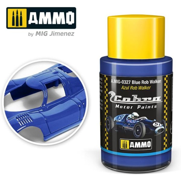 COBRA MOTOR Blue Rob Walker