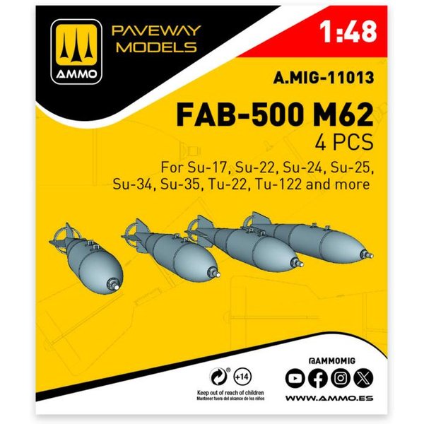FAB-500 M62 (4 pcs)