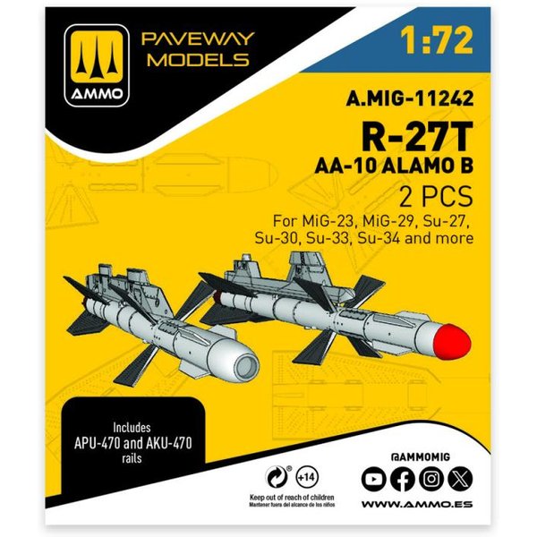 R-27T - AA-10 Alamo B (2 pcs)