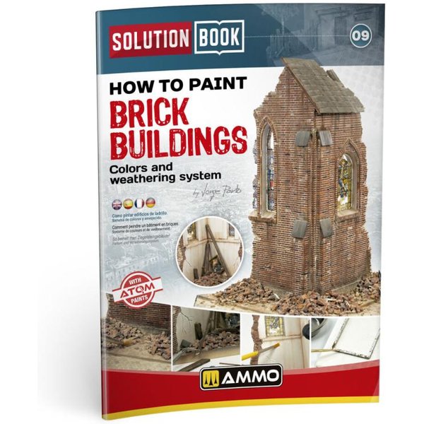 SOLUTION BOOK 09 - How to Paint Brick Buildings (English, Castellano, Francais, Deutsch)