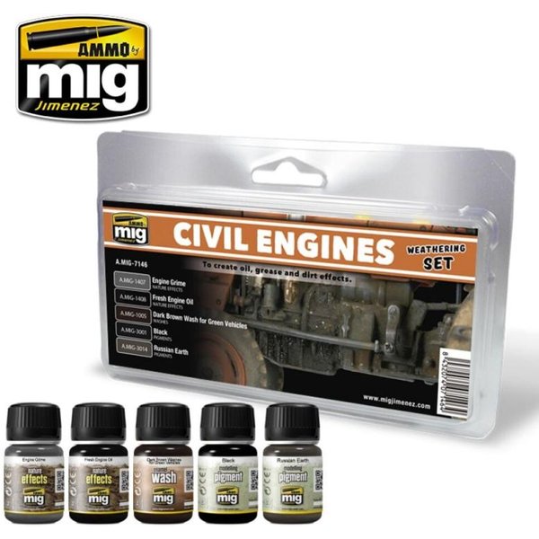 Civil Engines Weathering Set