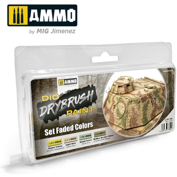 DRYBRUSH Set Faded Colors Set
