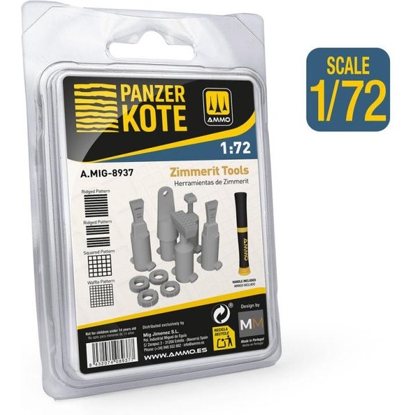 PANZER KOTE Zimmerit Tools