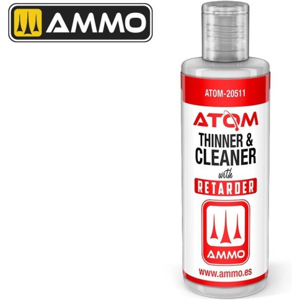 ATOM Thinner and Cleaner with Retarder 60 mL