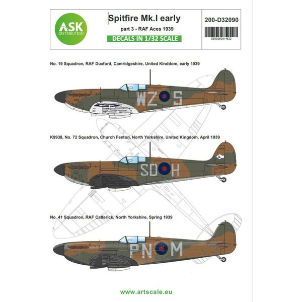 Spitfire Mk.I early part 2 - RAF aces 1938 / 1939