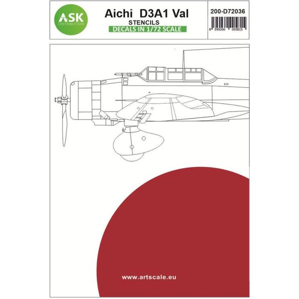 Aichi D3A1 Val - Stencils