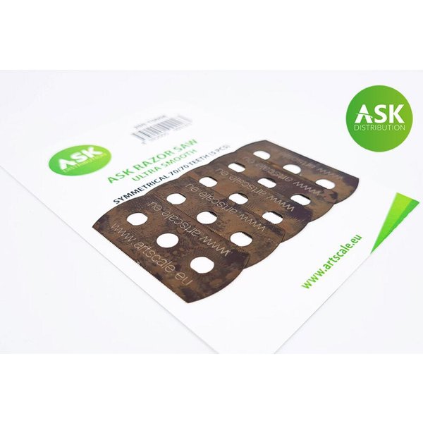ASK Razor Saw - ultra smooth symmetric 70/70 teeth 5 pc.
