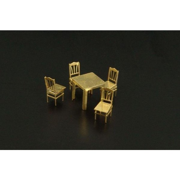 Table and chairs