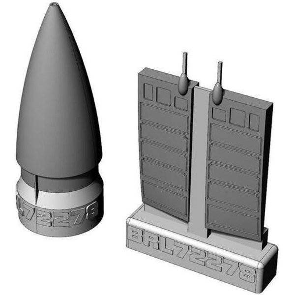 MiG-29A Radome and closed upper jet intakes (Italeri kit)