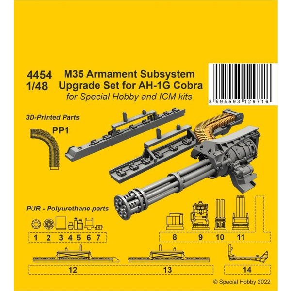 M35 Armament Subsystem - Upgrade Set AH-1G Cobra