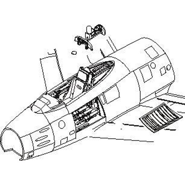F-86F sabre - Interior set