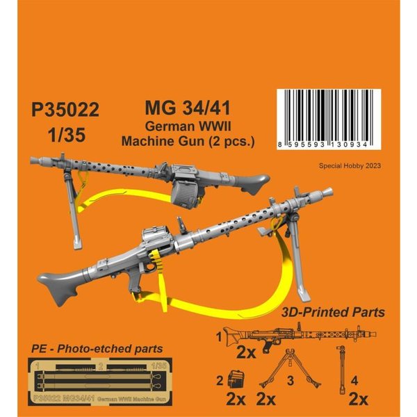 MG 34/41 German WWII Machine Gun (2 pcs.)
