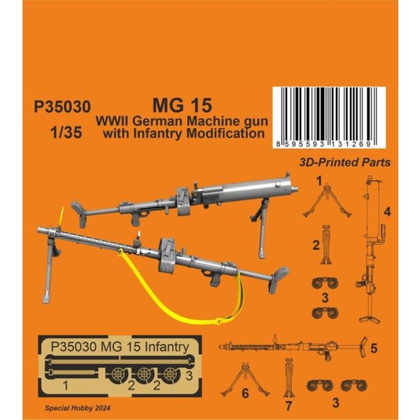 MG 15 Machine Gun with Infantry Modification