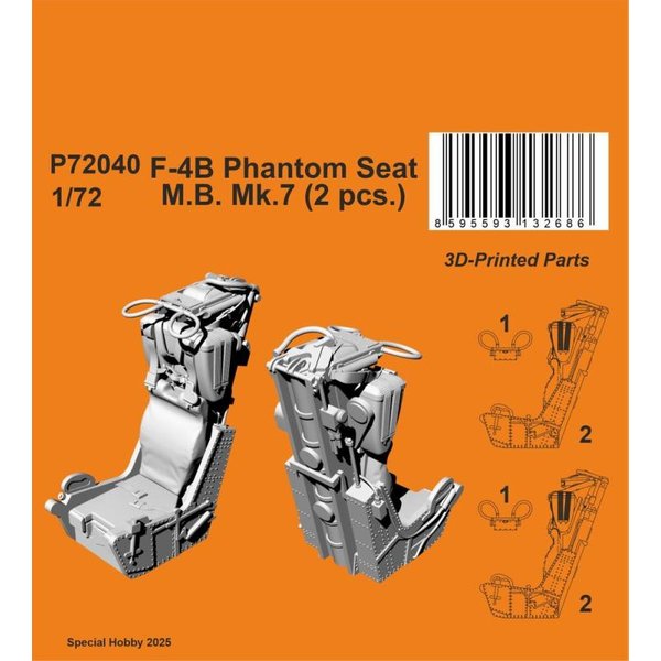 F-4B/C Phantom Seat (2 pcs)