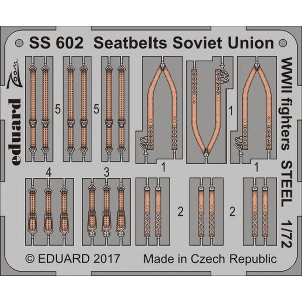 Seatbelts Soviet Union WW2 fighters - STEEL