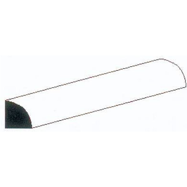 Viertelrundstange, 35 cm lang,Durchm. 1,00 mm, 5 Stück