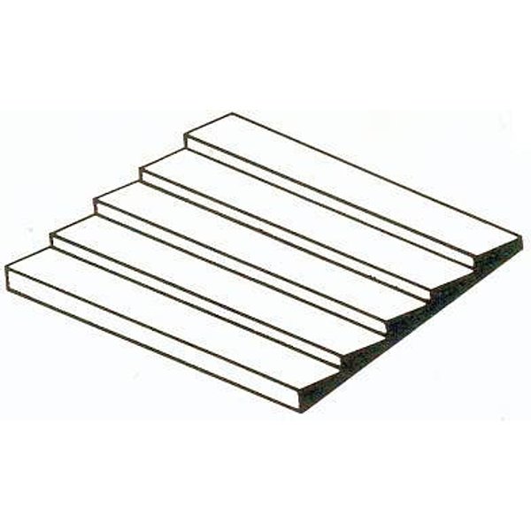 Strukturplatte, 300x600x1,0 mm, Raster 2,00 mm, 1 Stück