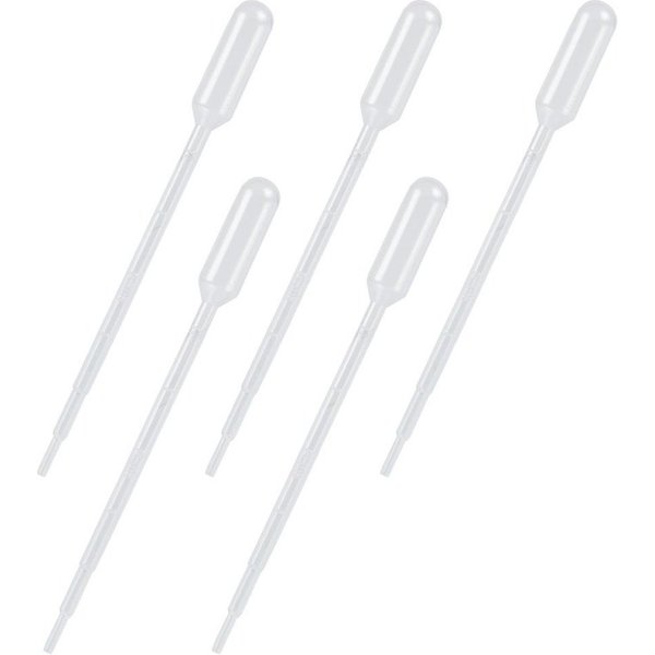 Pipetten, Kunststoff, 5 Stück