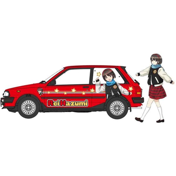 Toyota Starlet EP71 3-Türer mit Figur