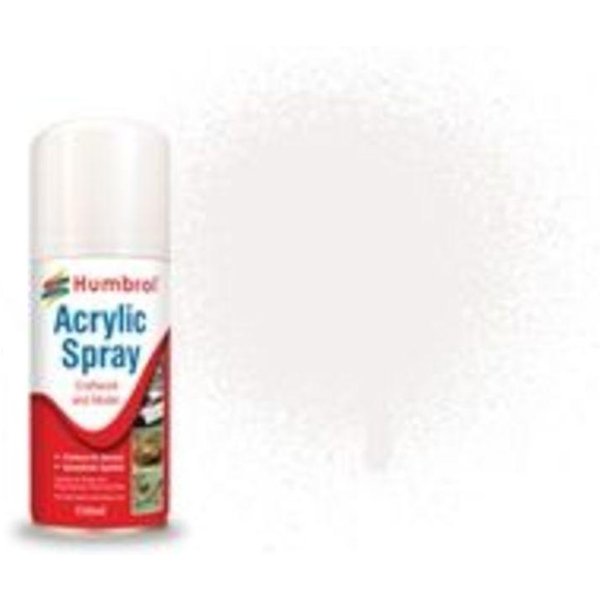 Humbrol Acryl-Spray Weiss glänzend 150 ml