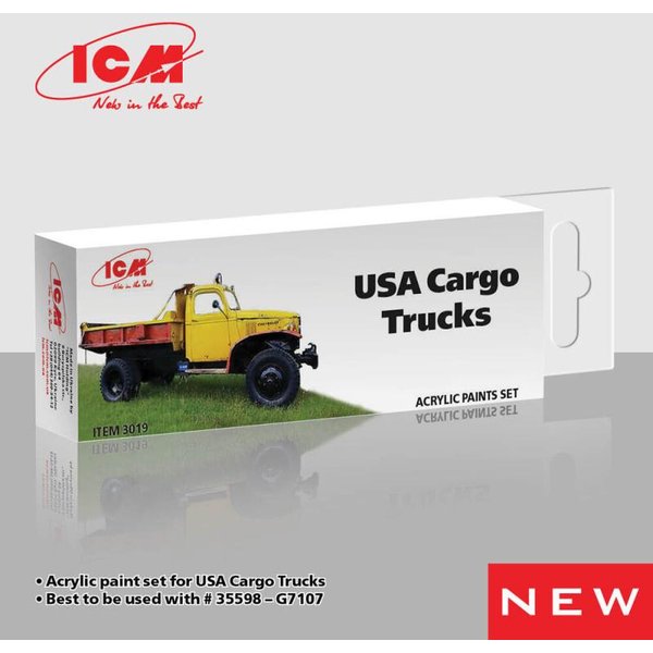 Acrylic Paint Set for USA Cargo Trucks