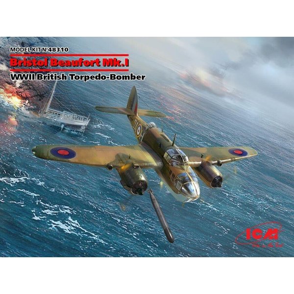 Bristol Beaufort Mk.I - WWII British Torpedo Bomber
