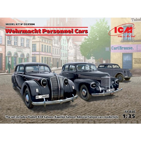 Wehrmacht Personnel Cars (Kadett K38 Salo Kapitan Saloon,Admiral Saloon)