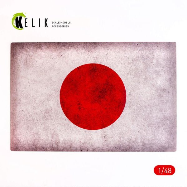 Japan Flag - Base - Acrylic 3 mm (410 x 270 mm) (410 g) (1/72 - 1/32)