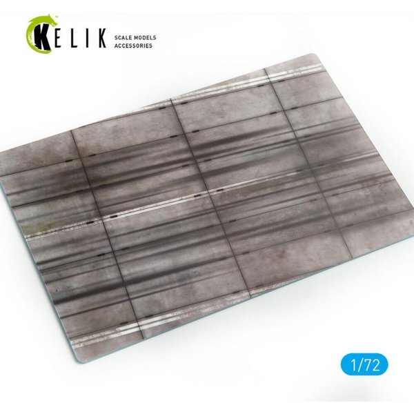 Concrete plates type 1 Base - Acrylic 3 mm (280 x 180 mm) (170 g)