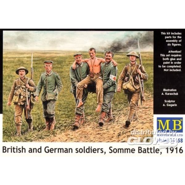British & German Soldiers 1916