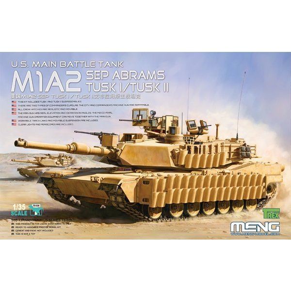 U.S.Main Battle Tank M1A2 SEP Abrams TUSK I / TUSK II