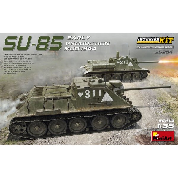 SU-85 Mod.1944(Early Production) with Interior Kit