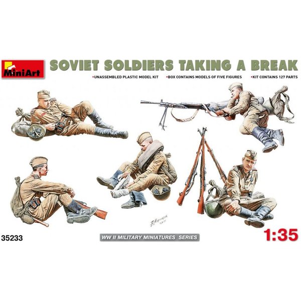 Soviet Soldiers Taking a Break