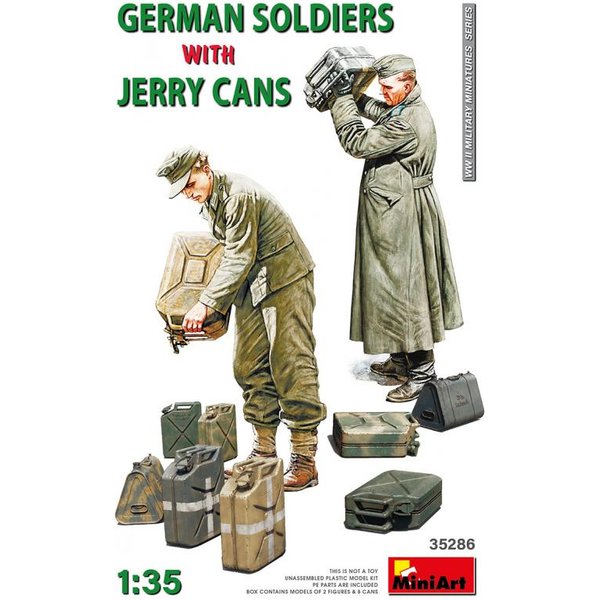 German Soldiers w/Jerry Cans