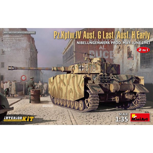 Pz.Kpfw.IV Ausf.G-Last/H-Early - Nibelungenwerk Prod (May-June1943) 2in1