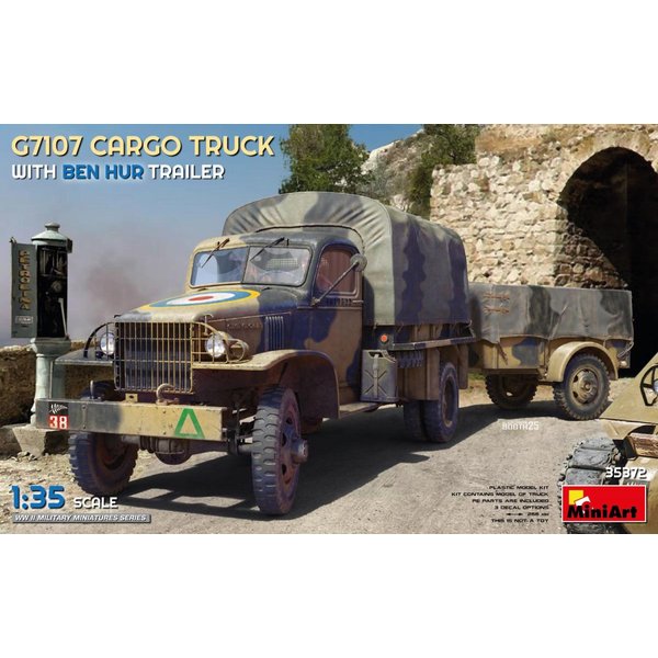 G7107 1,5T 4X4 Cargo Truck m. Anhänger