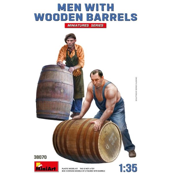 Männer mit Holzfässern (2 Figuren)