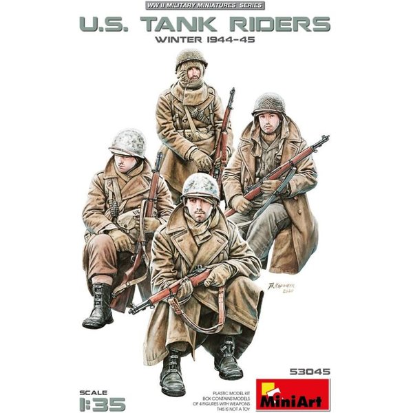 U.S. Tank Riders (Winter 1944-45)