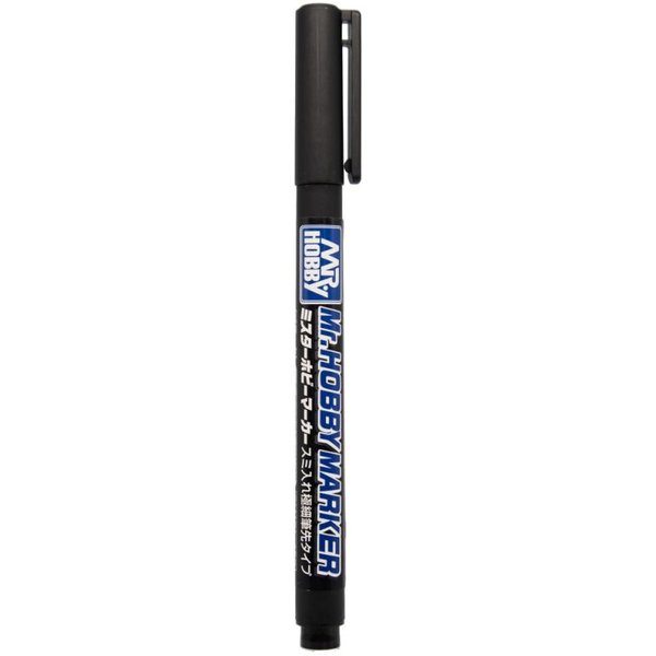Mr. Hobby Marker Super Fine Tip Brush Pen Black