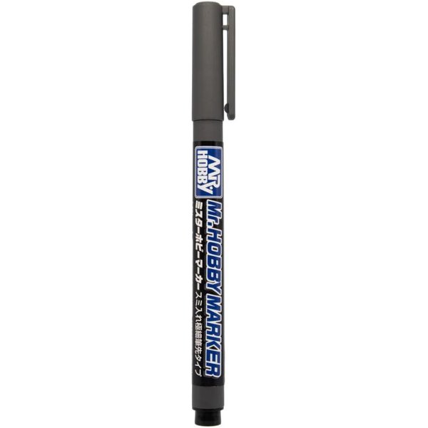 Mr. Hobby Marker Super Fine Tip Brush Pen Grey