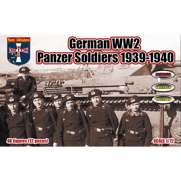 WWII German Panzer Soldiers, 1939-1940