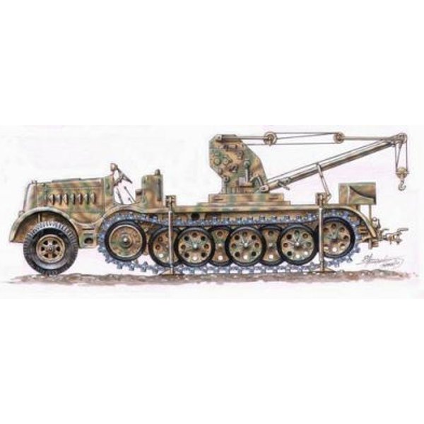 Sd.Kfz. 9 FAMO 18-ton mit Bilstein 6-ton
