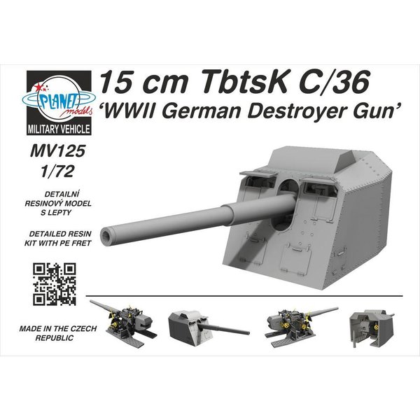 15 cm TbtsK C/36 WWII German Destroyer Gun