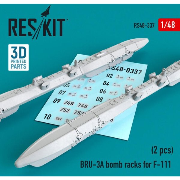 BRU-3A bomb racks for F-111 (2 pcs) (3D Printed)