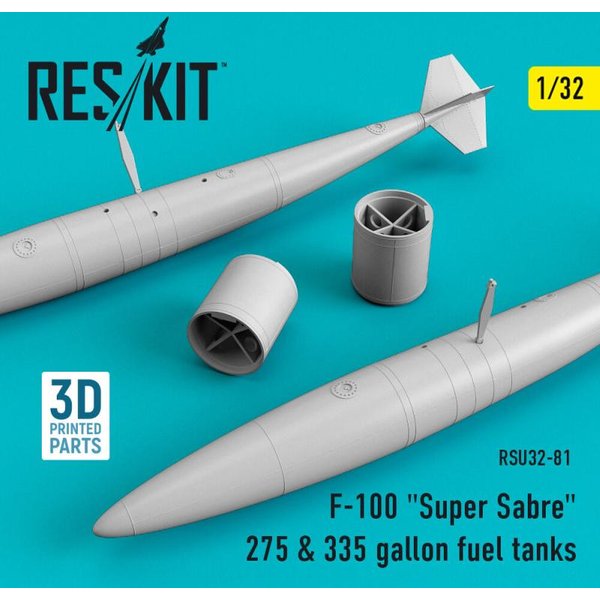 F-100 Super Sabre 275 & 335 gallon fuel tanks
