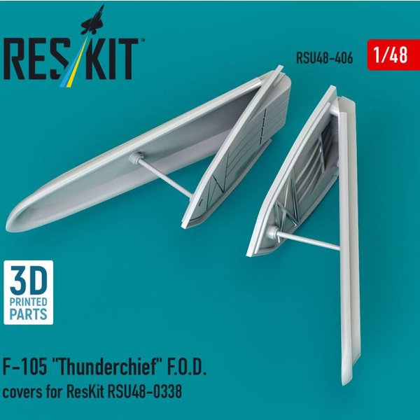 F-105 Thunderchief F.O.D. covers for ResKit RSU48-0338 (3D Printed)