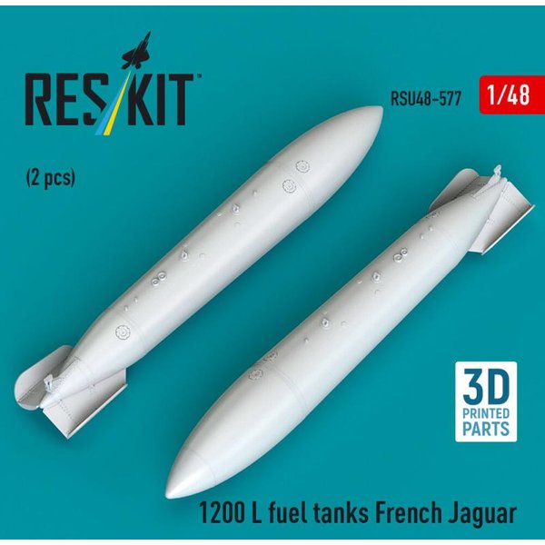 1200 L fuel tanks French Jaguar (2 pcs) (3D Printed)