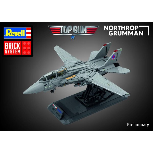 Maverick F-14A Tomcat - Top Gun - Brick System