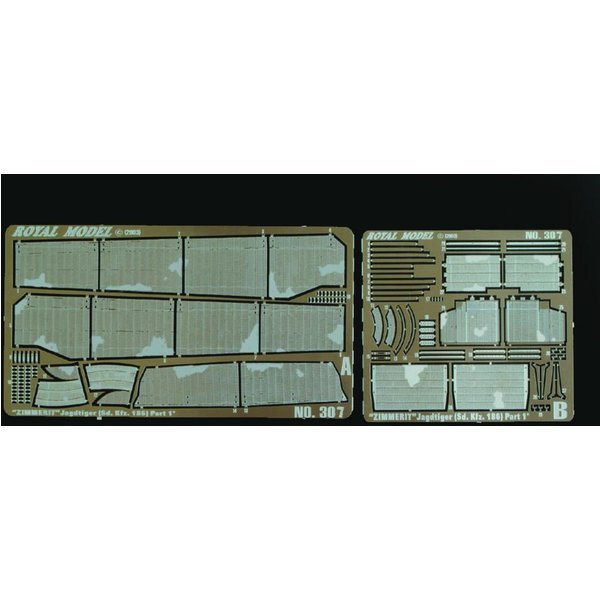 Scraped Zimmerit Jagdtiger Part 1 (for Dragon kit)