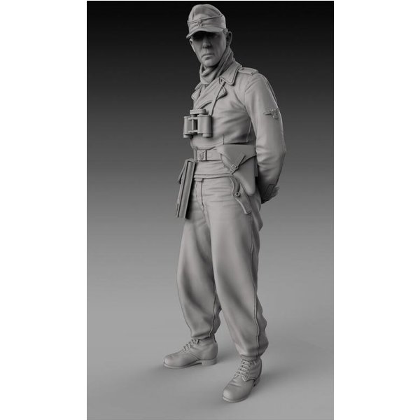 German tanker with arms backward - WWII